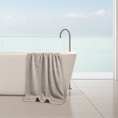 Spread Spain Bath Towels 800 Gsm | Micro Modal Large Size Super Absorbent & Soft Bath Towel (Light Grey)