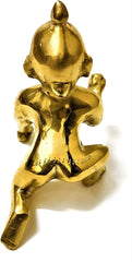 Laddu Gopal Idol, Bal Gopal, Thakur Ji Petal Murti, Metal, Gold Idol - Medium, Size - No.4, Janmashtami Special For Home Temple Statue, Occasion, Made Of Brass, Best Gift, Lord Krishna Idol