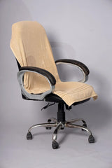 Vvip Home 100% Cotton Luxary Office Chair Towel 550 Gsm (Gold)