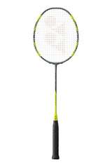 Yonex ARCSABER 7 PLAY Strung Graphite Badminton Racquet With Full Cover, Colour - Grey & Yellow, Grip Size - 4u G5