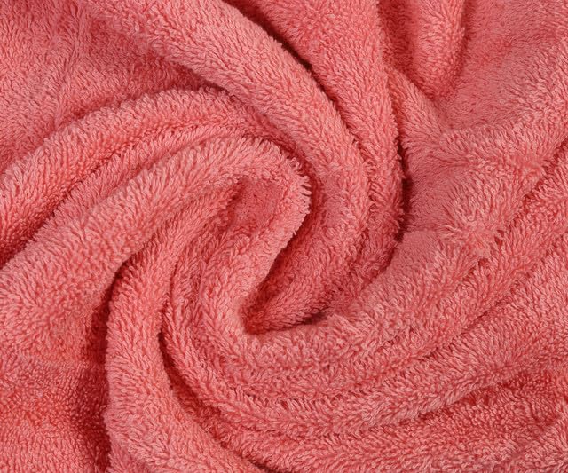Mafatlal Premium Cotton Bath Towel 1100 Gsm | Quick Dry, Durable Long Size Towel- Pack Of 2 (Pink)