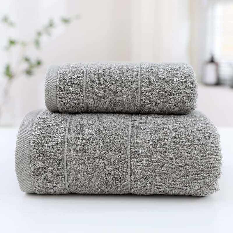 Spread Spain Cotton Large Bath Towel 550 Gsm | Ultra Soft Super Absorbent & Antibacterial Bath Towel (Grey)