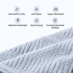 The Better Home Microfiber Bath Towel 450 Gsm | Soft, Lightweight, Absorbent & Quick Drying Bath Towel For Men & Women (Green)