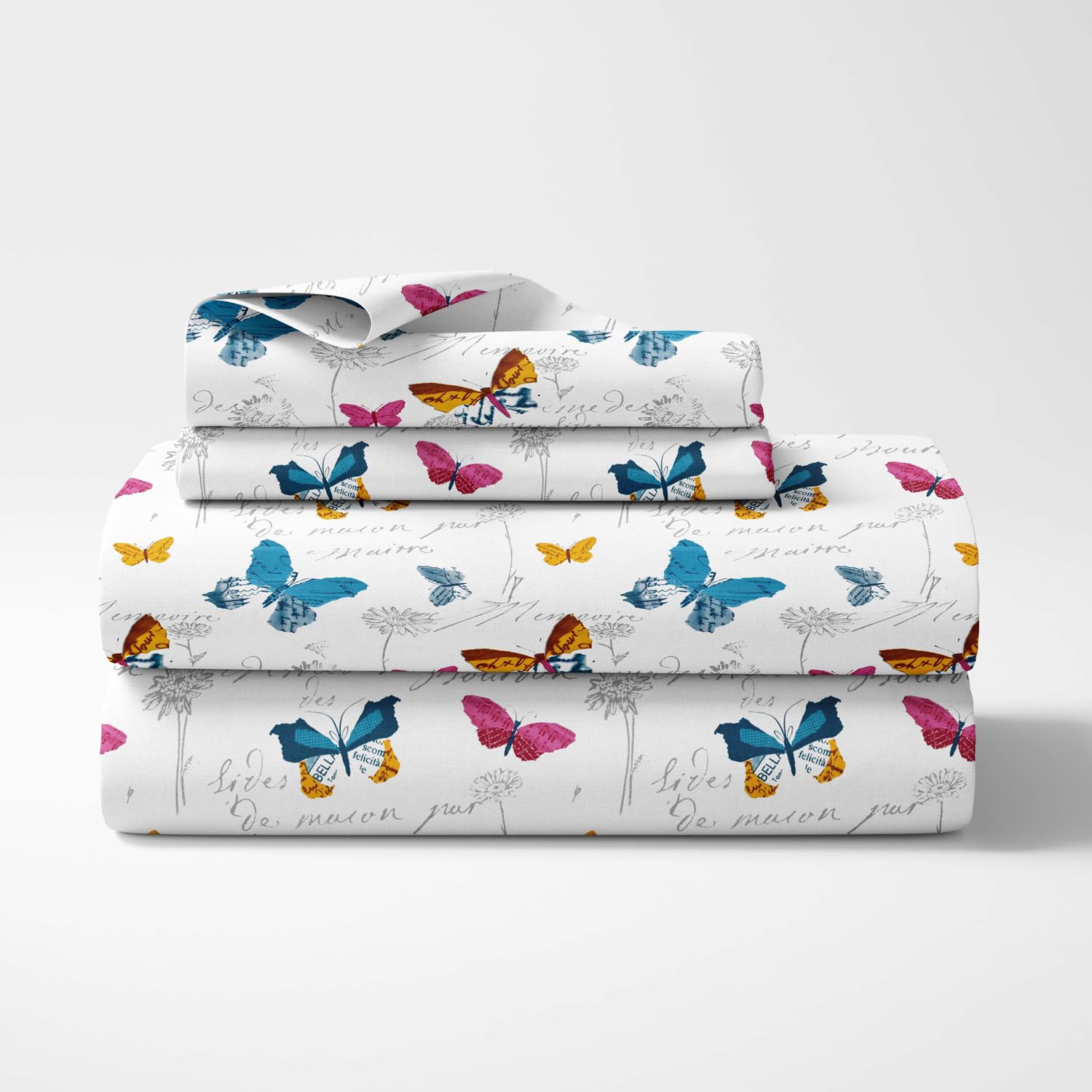 Pure Cotton Queen Size Bedsheet With 2 Matching Pillow Covers - 100 X 90 Inches, Multicolor | Easy Care & Long-Lasting Fabric
