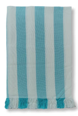 Gokak 100% Bamboo Bath Towels 300 Gsm | Ultra Soft, High Absorbent & Quick Dry Towels (Aqua & White)