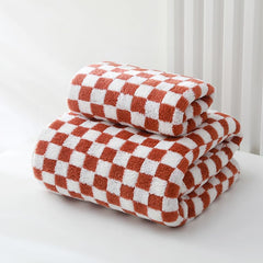Homecloud Ultra Soft Bath & Face Towel 400 Gsm | 3x Softer Than Cotton Towels Highly Absorbent & Ultra Fast Dry Perfect For Home, Pool, Spa & Gym | Set Of 2 (Rust)