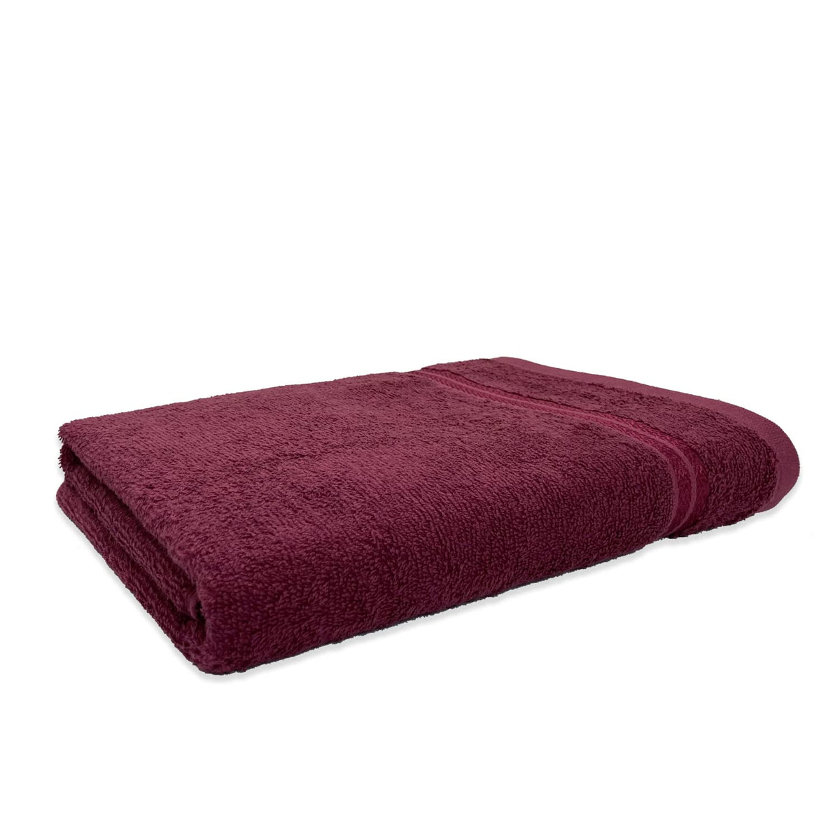 Welspun 100% Cotton Bath Towel 500 Gsm | Anti Bacterial Bright Colours High Absorbency Cotton Bath Towels (Marron)