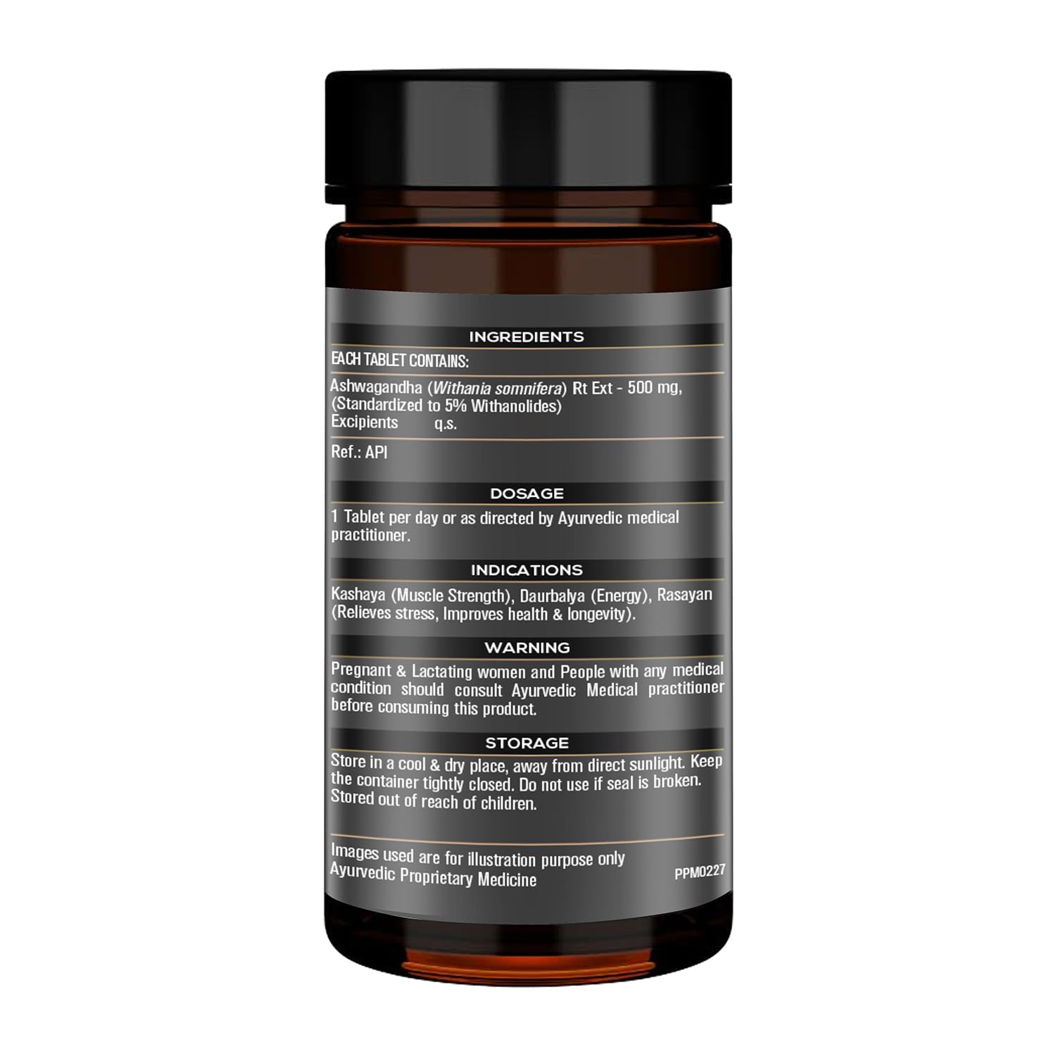 Muscleblaze Koshaveda Ashwagandha 500mg Ayurveda For Performance, Ayush Approved, High Strength Potent Formula, Boost Muscle Mass & Strength, Enhance Immunity | 30 Tablets 50gm 0.1lbs