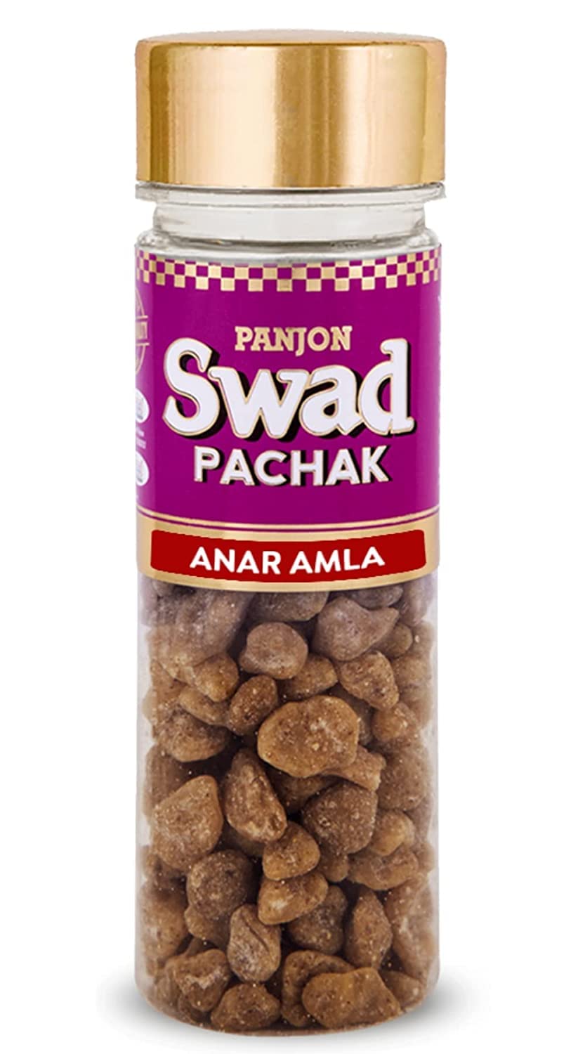 Panjon Swad Anar Amla Digestive Mouth Freshener 120gm, (Bottle)