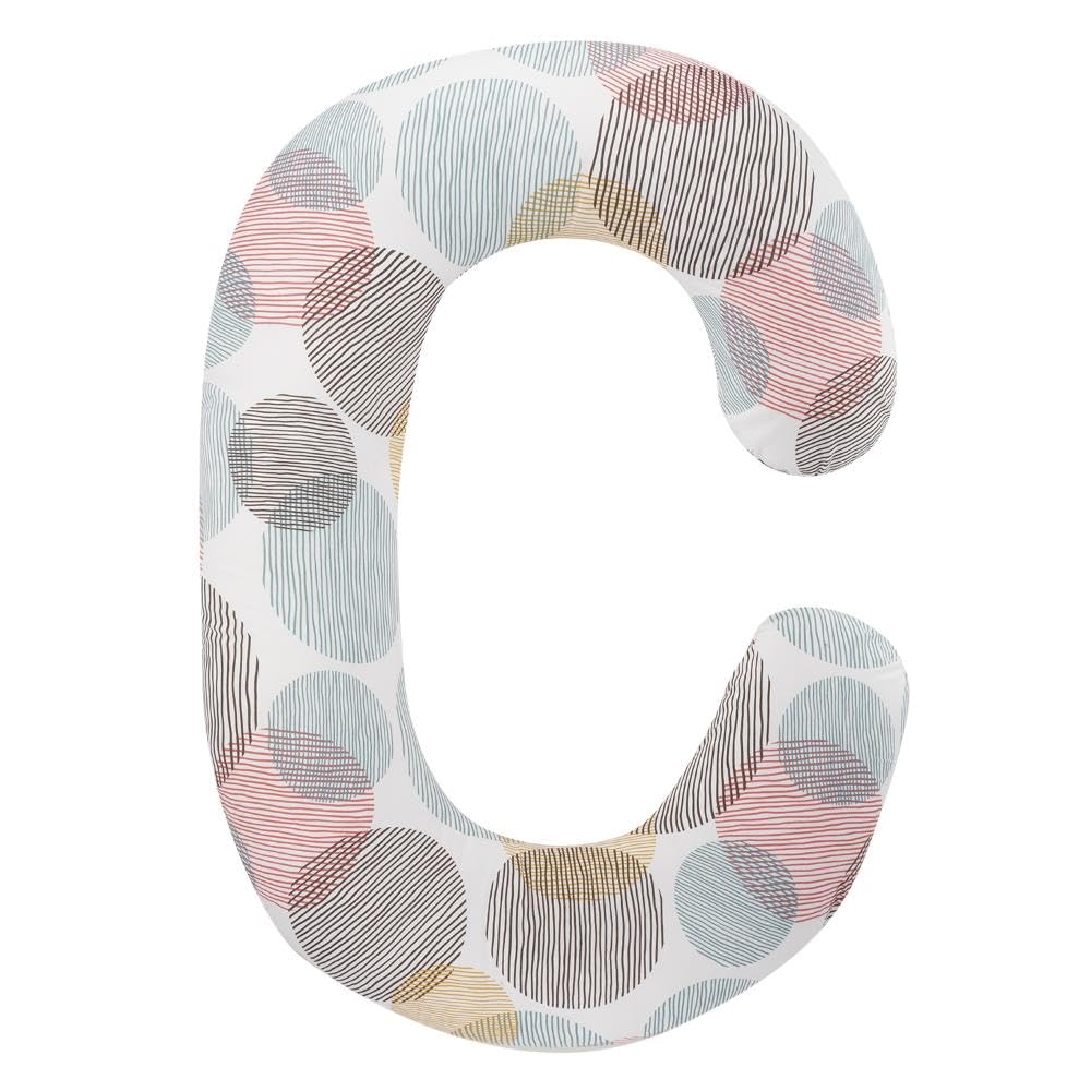 Pregnancy Pillow, C Shaped Pillow, Maternity Pillow For Sleeping - Moonshine | 100% Cotton Pillow For Pregnant Mothers With Breathable & No Heat Fabric - Full Body Support For Better Sleep