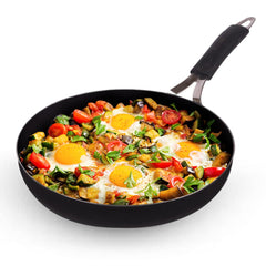 Pre-Seasoned Black Iron Fry Pan With Bakelite Handle - Medium, 24.7 Cm, 9.7 Inch, 1.5 Ltr, 0.9 Kg | Induction Friendly, Pre-Seasoned Fry Pan, 100% Pure & Toxin-Free, No Chemical Coating