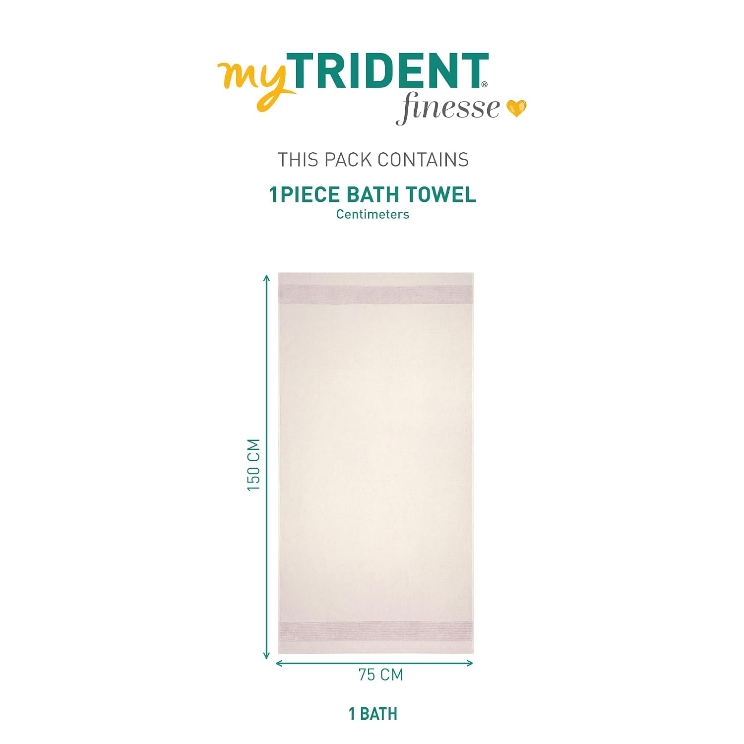 Mytrident Bath Towel 600 Gsm | 100% Cotton Fashion Bath Large Size Towel Ultra Soft, Super Absorbent, Luxurious, Amazingly Plush (Peyote)