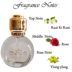 Menjewell Premium Raat Ki Rani Attar Perfume 15ml 0.5 Fl.oz. Unisex Fragrance | Long Lasting | Alcohol-free