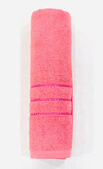 Bombay Dyeing Flora Small Size Bath Towel 500 Gsm - Rose