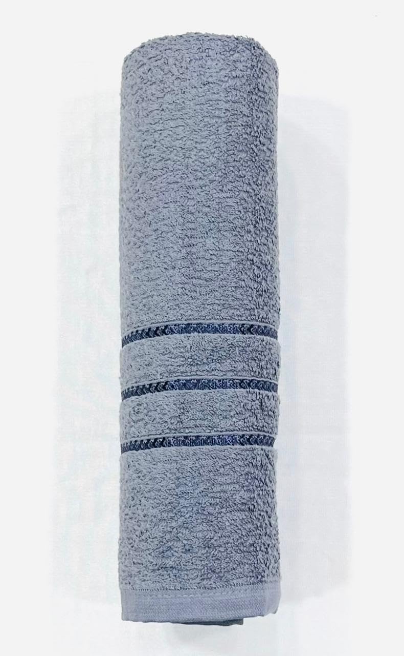 Bombay Dyeing Flora Small Size Bath Towel 500 Gsm - Grey