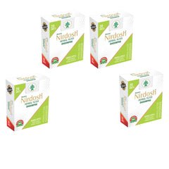 Double Apple Flavored Herbal Filter Dhoompan Sticks - Pack Of 4X 20 Pcs Herbal Cigarette | Bidi Sticks Rolled In Tendu Leaves, Non-Addictive Sticks - Tobacco Free & Nicotine Free