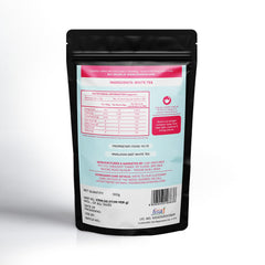 Udyan Tea Himalayan Mist White Tea - 100gm, 3.5 Ounce, 50 Cups | Fresh Loose Leaf White Tea For Healthy Skin - Handcrafted With Sweet Rose & Botanical Notes | Antioxidant Rich, Low Caffeine