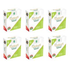 Double Apple Flavored Herbal Filter Dhoompan Sticks - Pack Of 6X 20 Pcs Herbal Cigarette | Bidi Sticks Rolled In Tendu Leaves, Non-Addictive Sticks - Tobacco Free & Nicotine Free