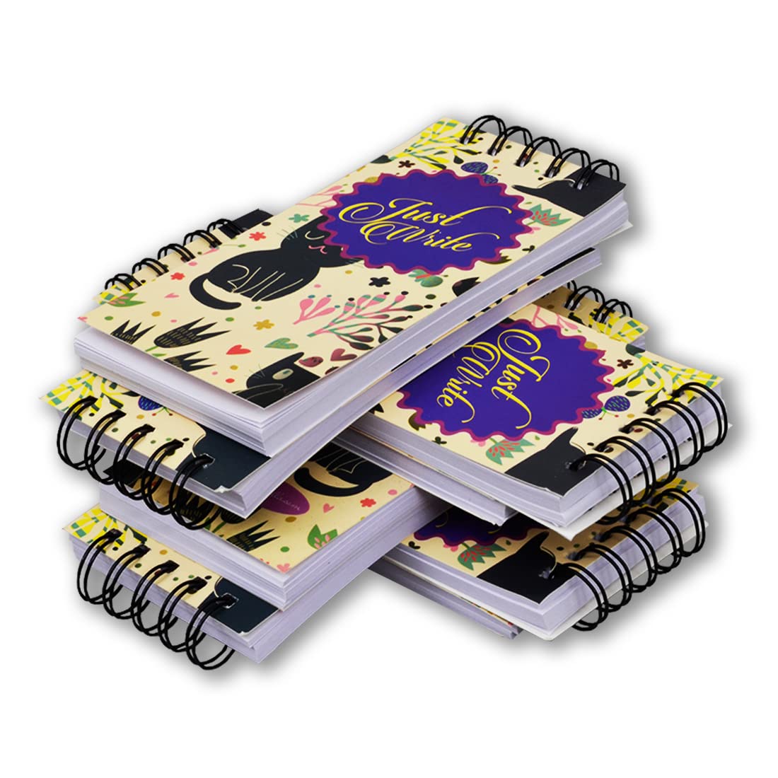 To-Do-List Notepad, Spiral Bound Memo Pad, Writing Pad For Office, Tear Off Sheets, Pack Of 8
