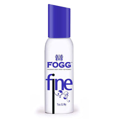 Fogg Fine You & Me No Gas Deodorant For Women | Long-lasting Perfume Body Spray 120ml 4 Fl.oz.