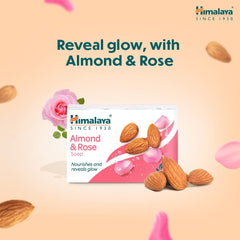 Himalaya Moisturizing Almond & Rose Soap, Antiseptic | 125gm