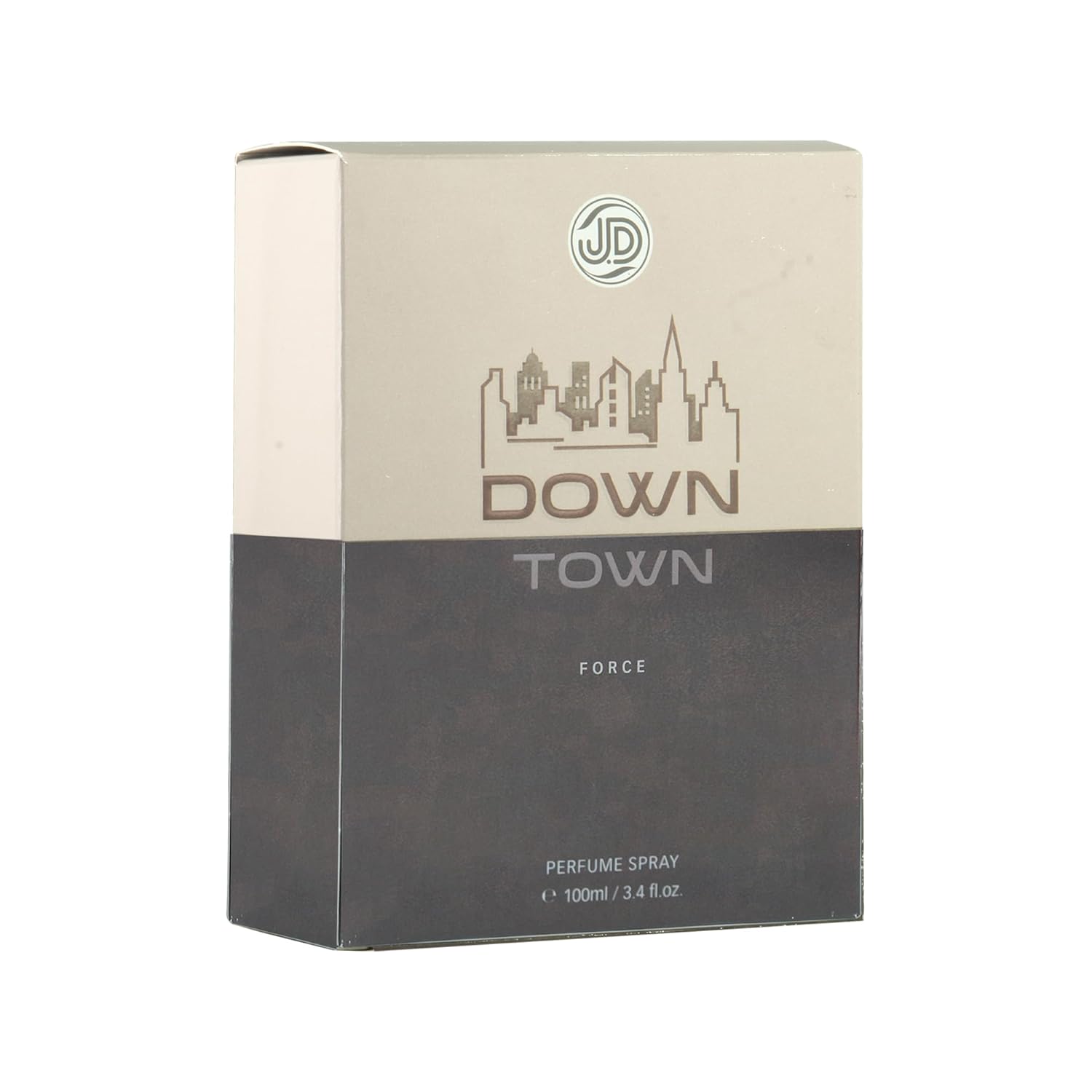 JD International Down Town Force Perfume For Men & Women - 100ml, 3.4 Fl.oz. | Long Lasting Fragrance