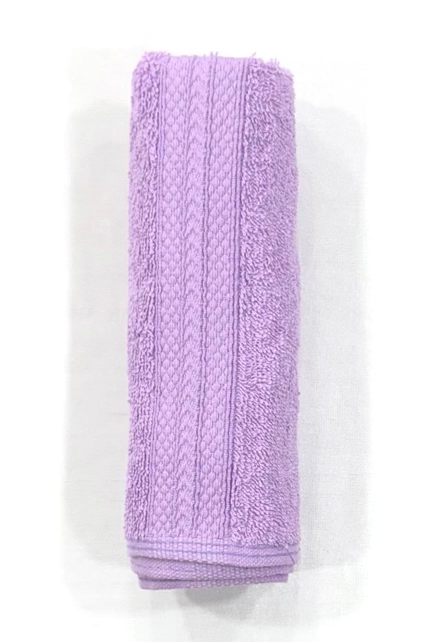 Bombay Dyeing Tulip 100% Cotton Hand Towel 1200 Gsm (Set Of 6) - Purple