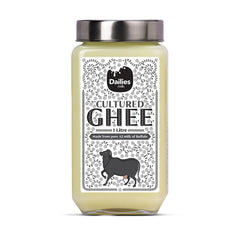 Organic Natural Cultured A2 Gir Buffalo Ghee By Dailies | Naturally Rich Taste & Aroma Desi Pure Ghee Perfect For Bones Health | (1 Litr) 33.8 Ounce | Jar Pack