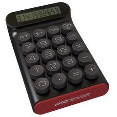 Mechanical Switch Calculator, Handheld For Daily And Basic Office,10 Digit Large LCD Display (Black)