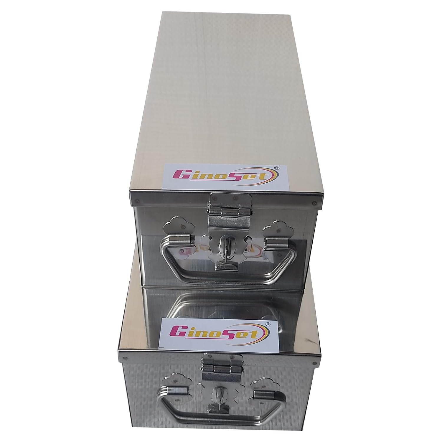 Stainless Steel Locker Boxes Jewellery Boxes Cash Peti Set Of 2 Size - 8 Inch, 10 Inch, Special Feature - Waterproof