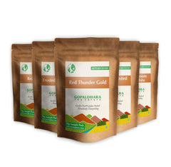 Gopaldhara Darjeeling Frosted Autumn Flush Tea Sample Pouches - Pack Of 5 Teas X 10gm, 0.35 Ounce Each | Autumn Flush Low Caffeine Loose Leaves