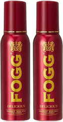 Fogg Combo Of 2 Delicious Deodorant Body Spray 120ml Each 4 Fl.oz. For Women  | Long Lasting No Gas Fragrance