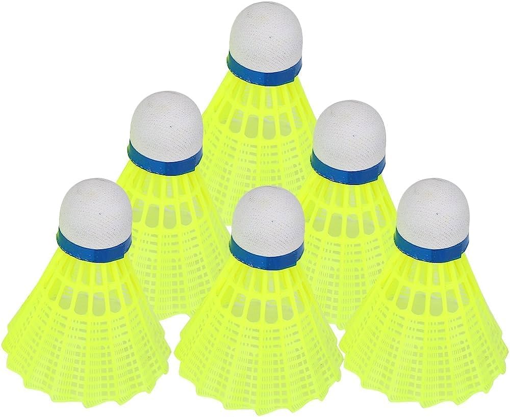 Vankab Nylon Quality Badminton Shuttlecock | Green , Pack Of 10 | For Beginners With Premium Quality