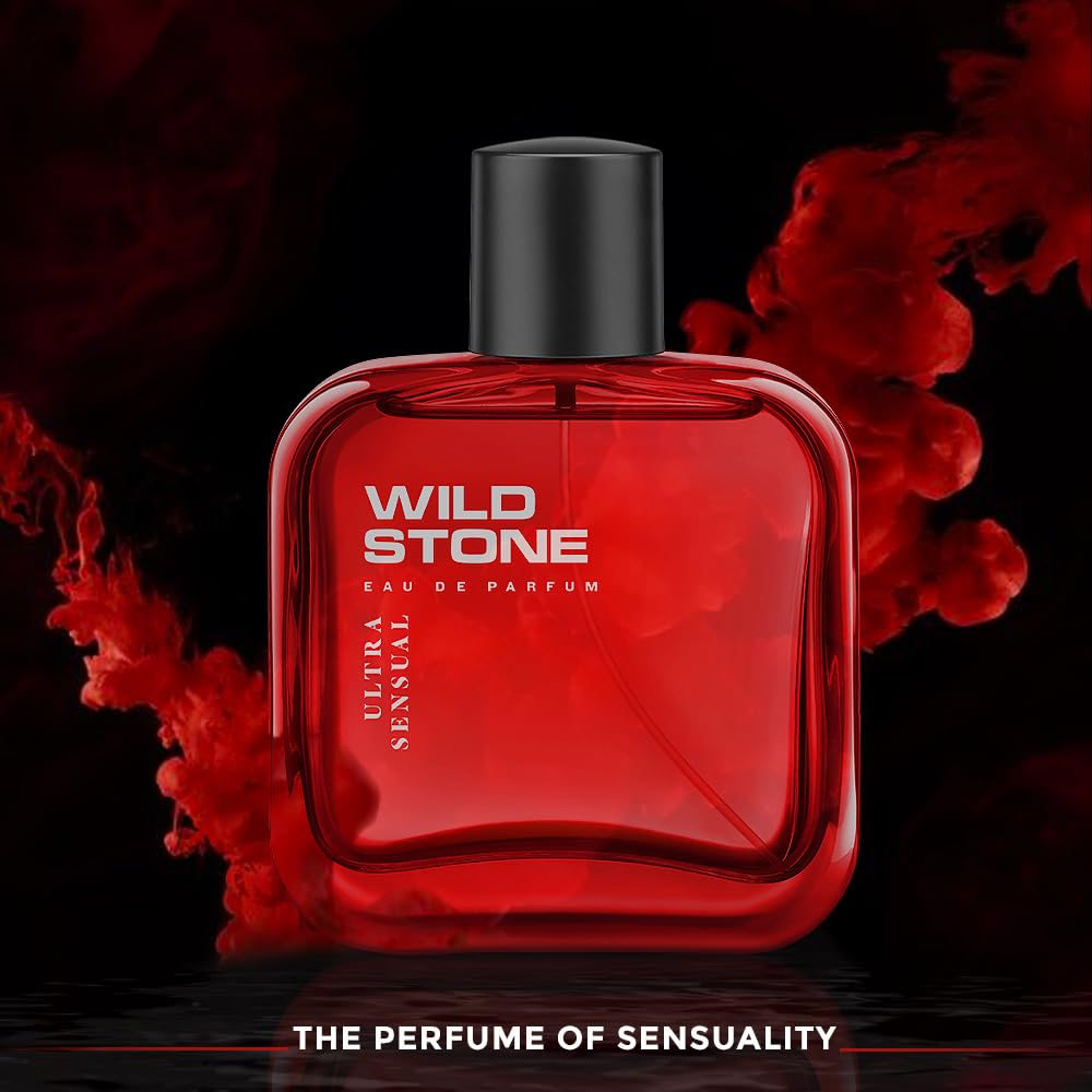 Wild Stone Ultra Sensual Eau De Perfume 50ml 1.6 Fl.oz. | Perfect Gift For Boyfriend | Long Lasting Fragrance