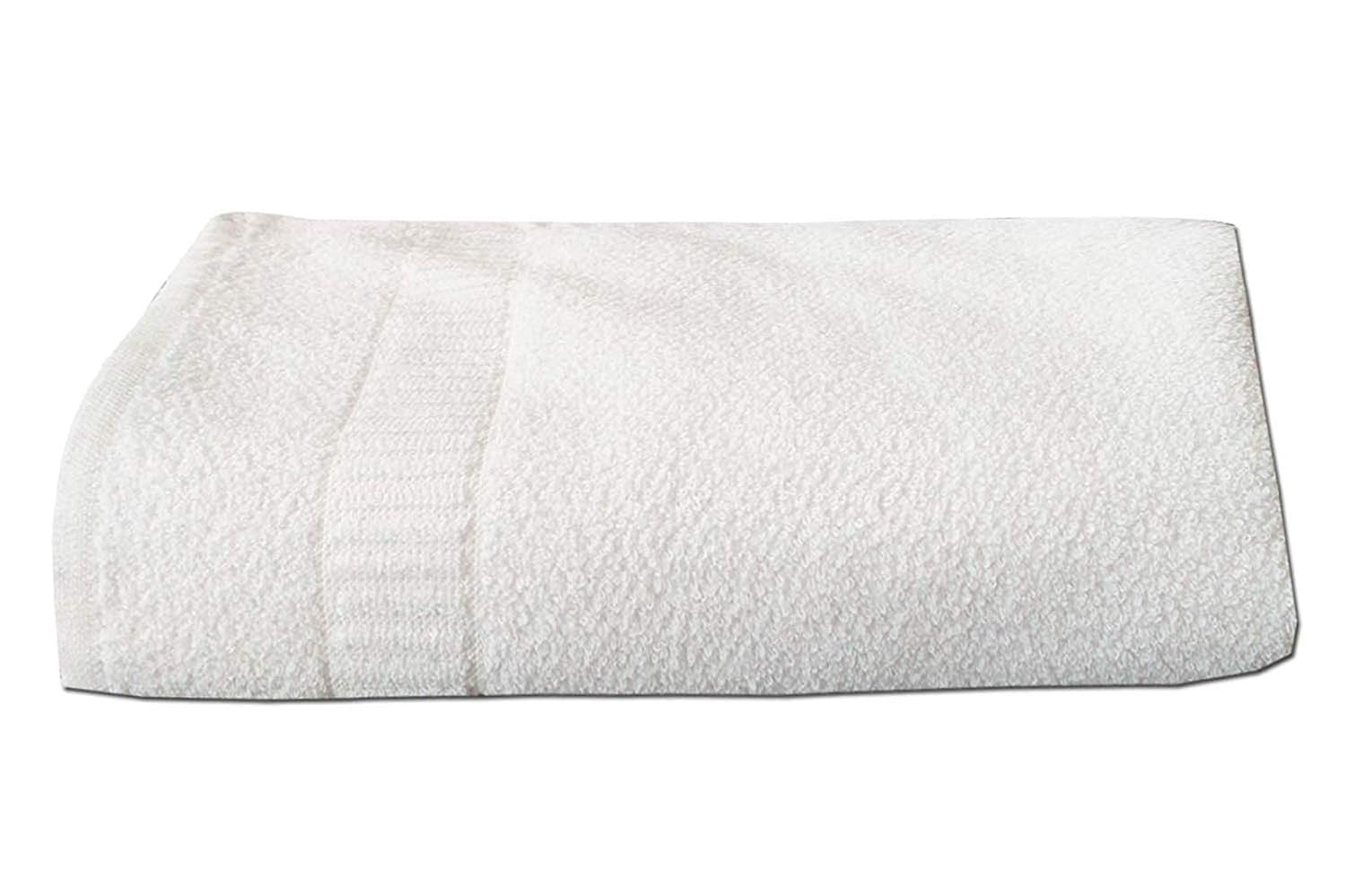 Kuber Industries Cotton Bath Towel 2000 Gsm - White (4 Pieces)