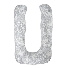 Pregnancy Pillow, U Shaped Pillow, Maternity Pillow For Sleeping - White | 100% Cotton Pillow For Pregnant Mothers With Breathable & No Heat Fabric - Full Body Support For Better Sleep