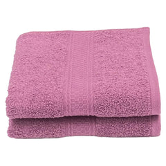 Patpug 100% Indian Ultra Soft Cotton Hand Towel 400 Gsm | For Gym, Workout, Yoga, Wash Basin (Mahogany) - 2 Piece