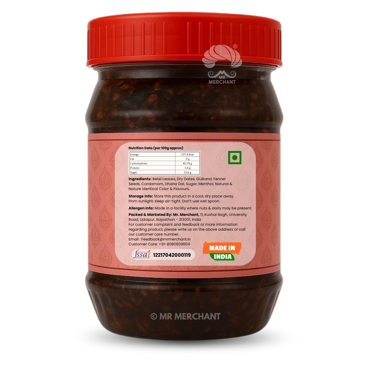 Mr. Merchant Shahi Meetha Paan 220gm, Mouth Freshener | Indian Sweets | Jar Pack