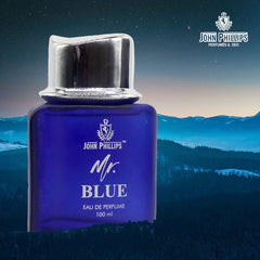 John Phillips Mr. Blue Occasional Outing & Party Wear Eau De French Perfume 100ml 3.4 Fl.oz. | For Men