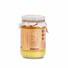 Pure Natural Gir Bilona A2 Cow Ghee By Indicow | Rich In Vitamins A, E Healthy Desi Cow Ghee Good For Digestive Health | (500ml) 16.9 Ounce | Jar Pack