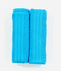 Bombay Dyeing Tulip 100% Soft Cotton Hand Towels 1200 Gsm (Aqua Blue) - Set Of 6