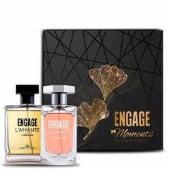 Engage L'amante Moments Absolute & Intensity Eau De Parfum 100ml Each 3.4 Fl.oz. | Gift Box For Men And Women | Perfect For Wedding , Anniversary , Valentine Gifting