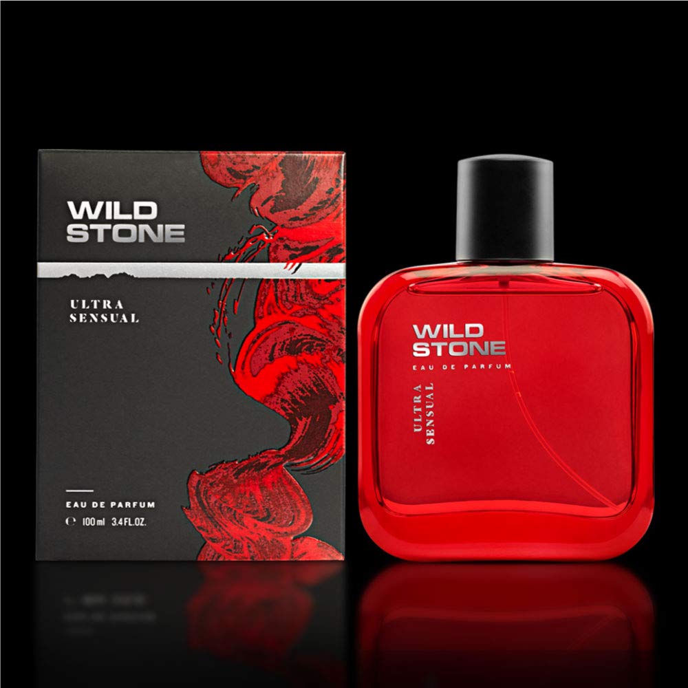 Wild Stone Ultra Sensual EDP Body Spray Perfume For Men 200ml 6.7 Fl.oz. | Long Lasting Fragrance| Pack Of 2