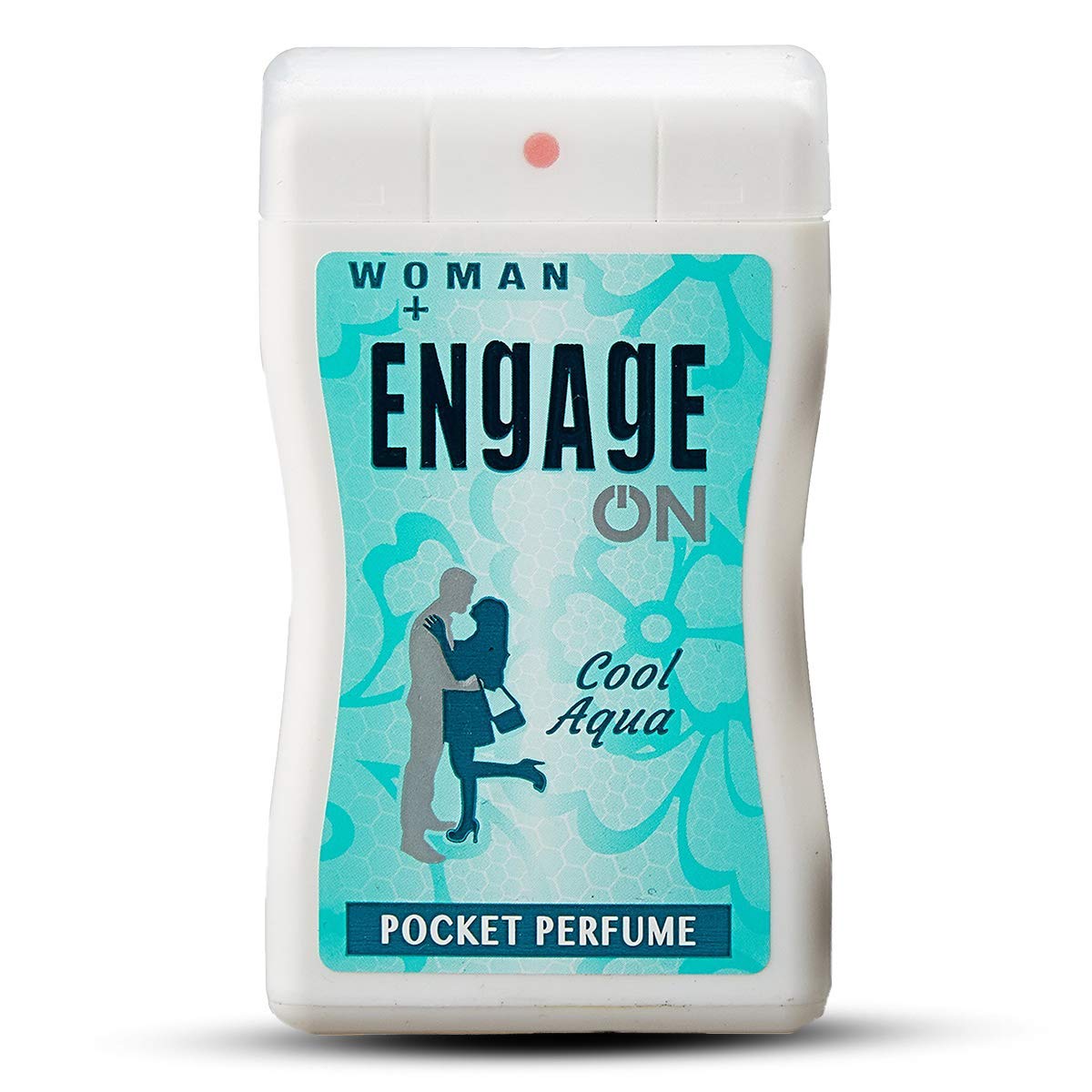 Engage On Cool Aqua Pocket Perfume For Women | Floral & Lavender Fragrance Scent, Skin Friendly 18ml 0.6 Fl.oz.