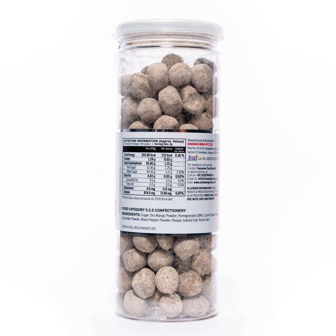 Shadani Anardana Goli (200gm), Aanar Flavor Digestive Candy | Chatpati Goli