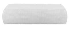 Casa Copenhagen Egyptian Cotton Waffle 1 Pcs Large Bath Towel 500 Gsm (White)