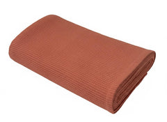 Go Green Organics Gots Certified Waffle Bath Towel 600 Gsm | Super Absorbant & Quick Dry, No Softeners, Environment Friendly Bath Towel (Cannyon Clay)