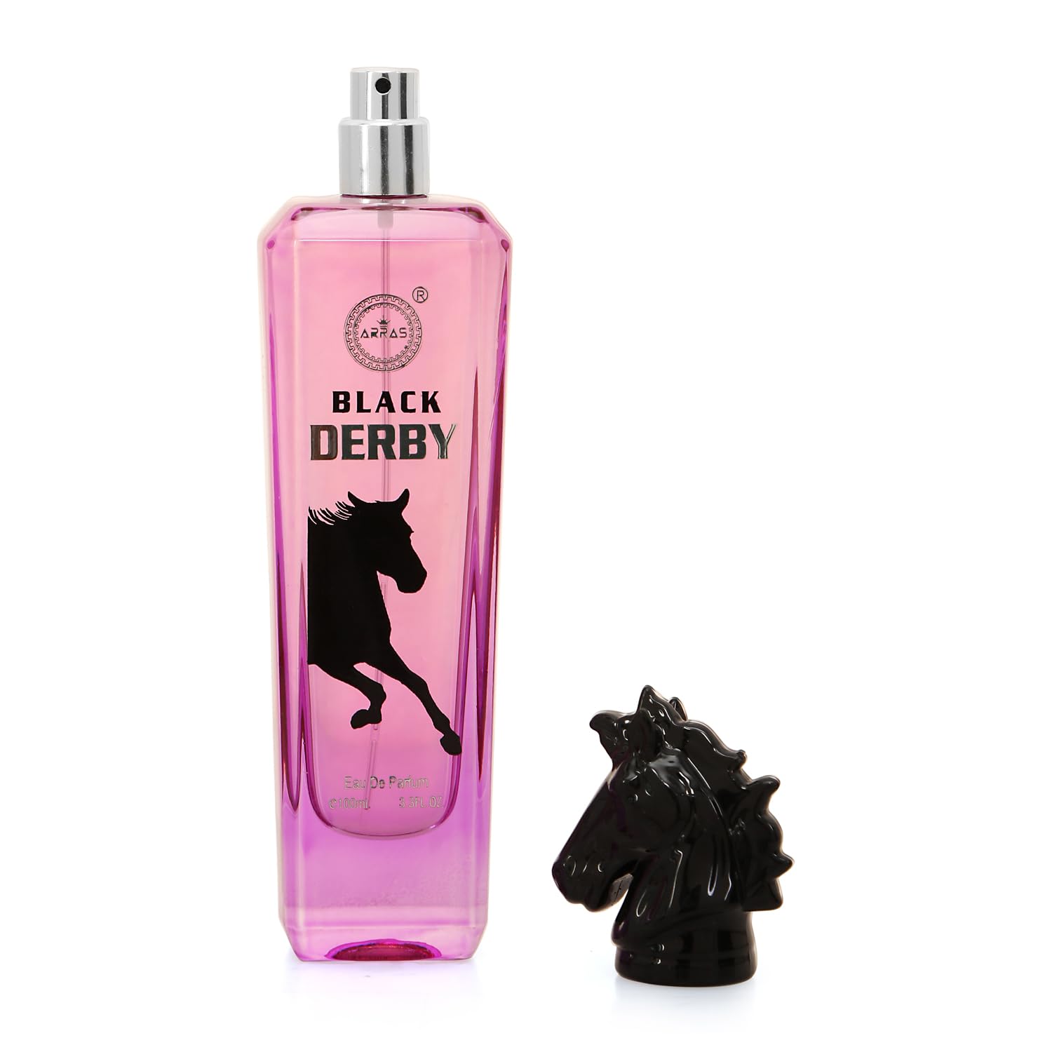 Arras Black Derby Eau De Parfum 100ml 3.3 Fl.oz. 24 Hours Long Lasting Luxury Alluring Fragrance For Him