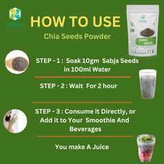 Nisarg Organic Farm Black Chia Seeds Natural & Organic, Diet Food, Unroasted With Omega 3 & Fiber Boosts Immunity For Eating & Weight Loss Management, Healthy Snacks | 1kg 2.2lbs