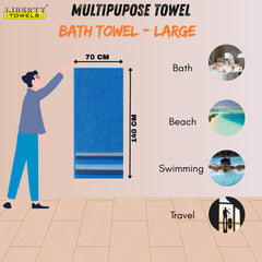 Liberty Towels Zero Twist Cotton Bath Towel 500 Gsm | Ultra Soft, Everyday Luxury Bath Towel (Pink)